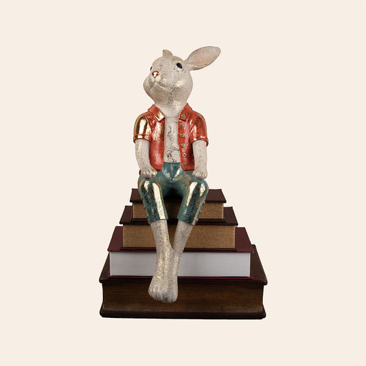 Decorative Polyresin Spectator Rabbit