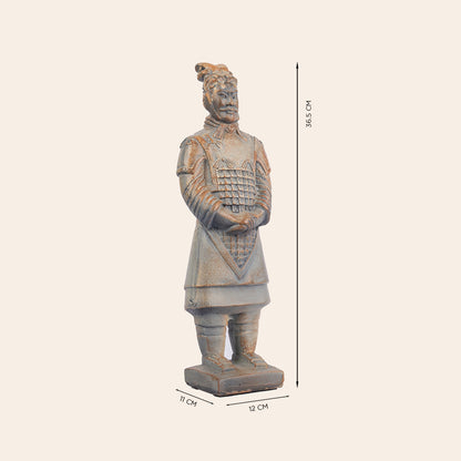 Resin Standing Terra-Cotta Warrior