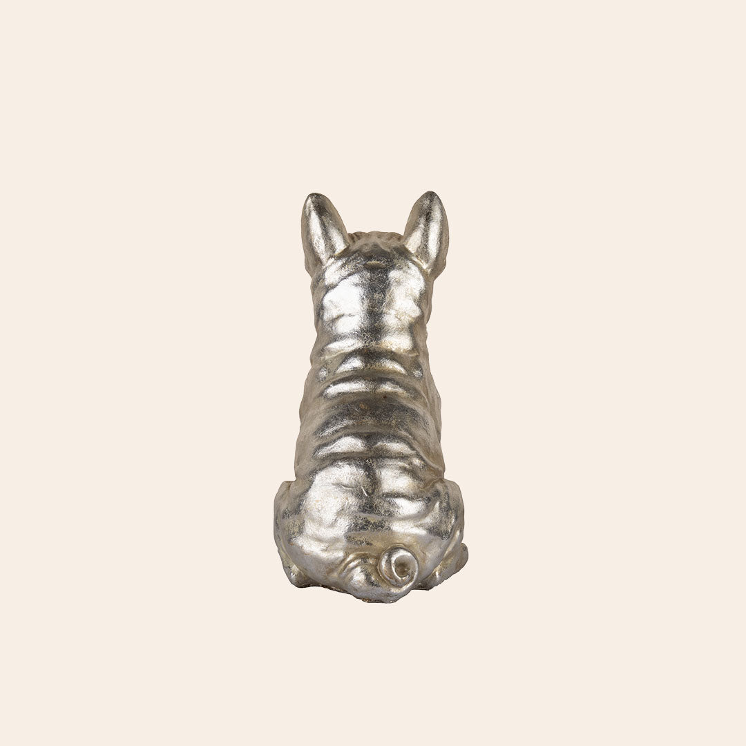 Decorative Polyresin Antique French Bull Dog