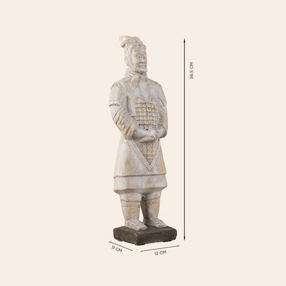 Resin Standing Terra-Cotta Warrior