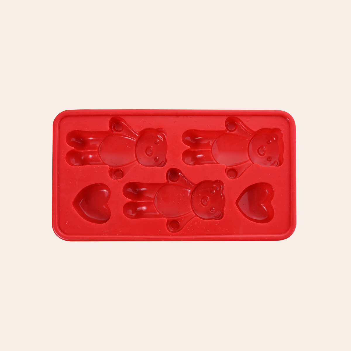 Silicone Ice Tray – Cute Character Shapes (Set of 4)