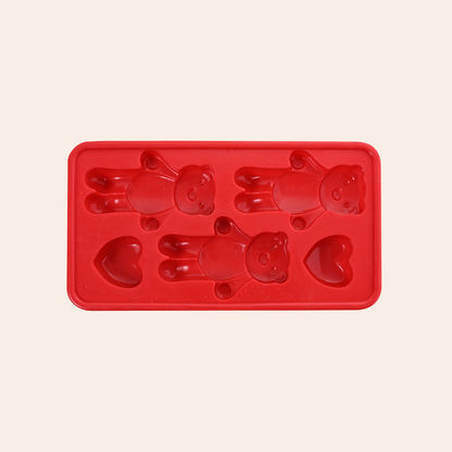 Silicone Ice Tray – Cute Character Shapes (Set of 4)