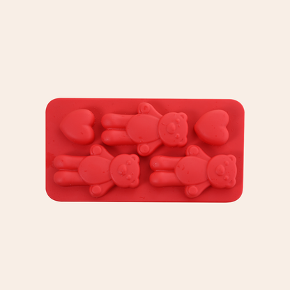 Silicone Ice Tray – Cute Character Shapes (Set of 4)