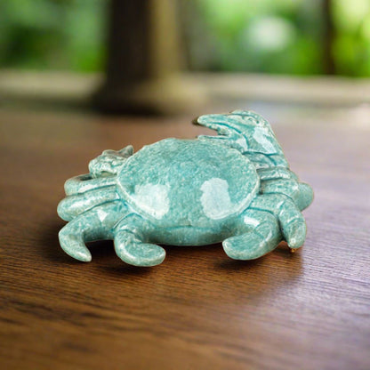 Crab Decor Color Aqua Green