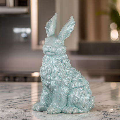 Rabbit Color: Green Crackle (Single Large)