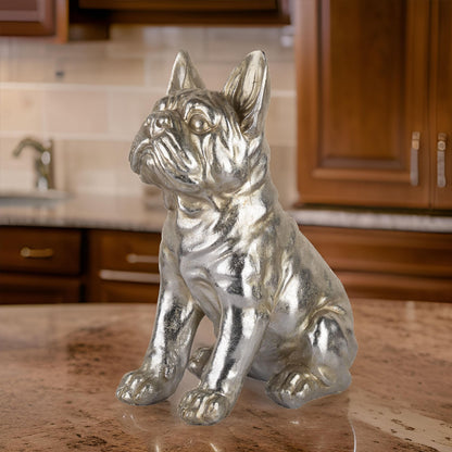 Decorative Polyresin Antique French Bull Dog