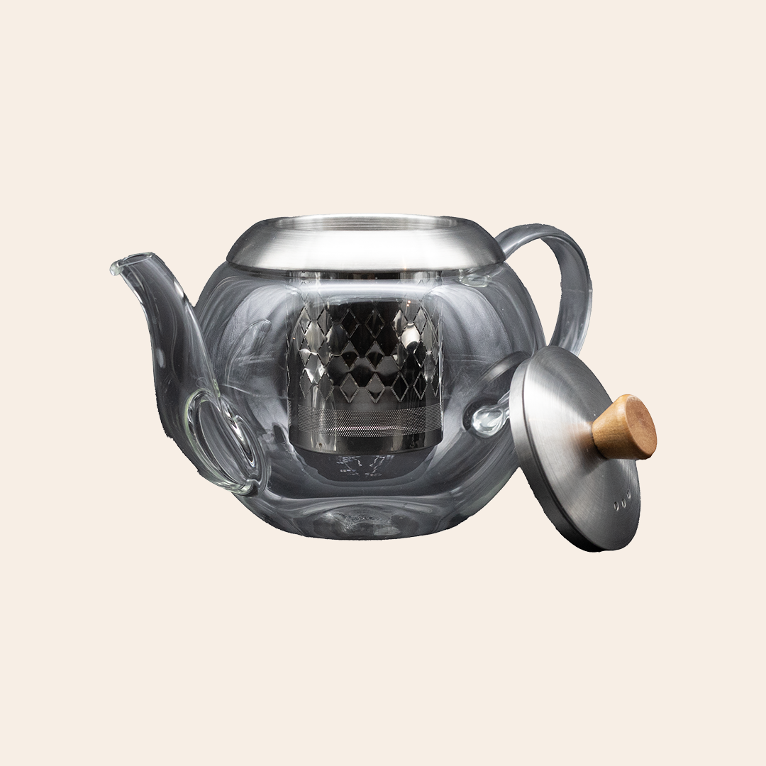 Borosilicate Teapot W/ Strainer