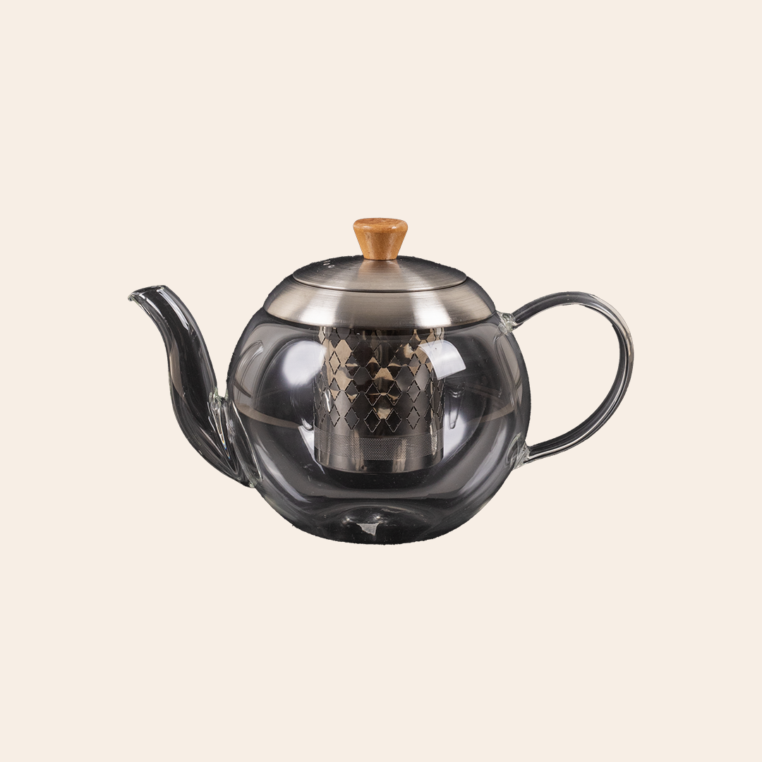 Borosilicate Teapot W/ Strainer