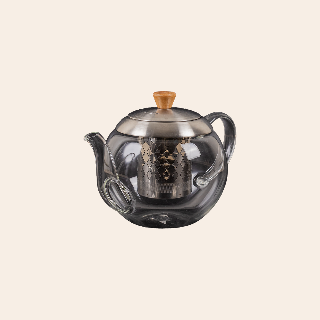 Borosilicate Teapot W/ Strainer