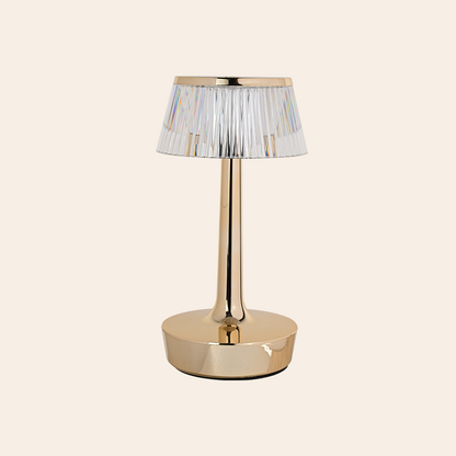 Gold Fringe Table Lamp