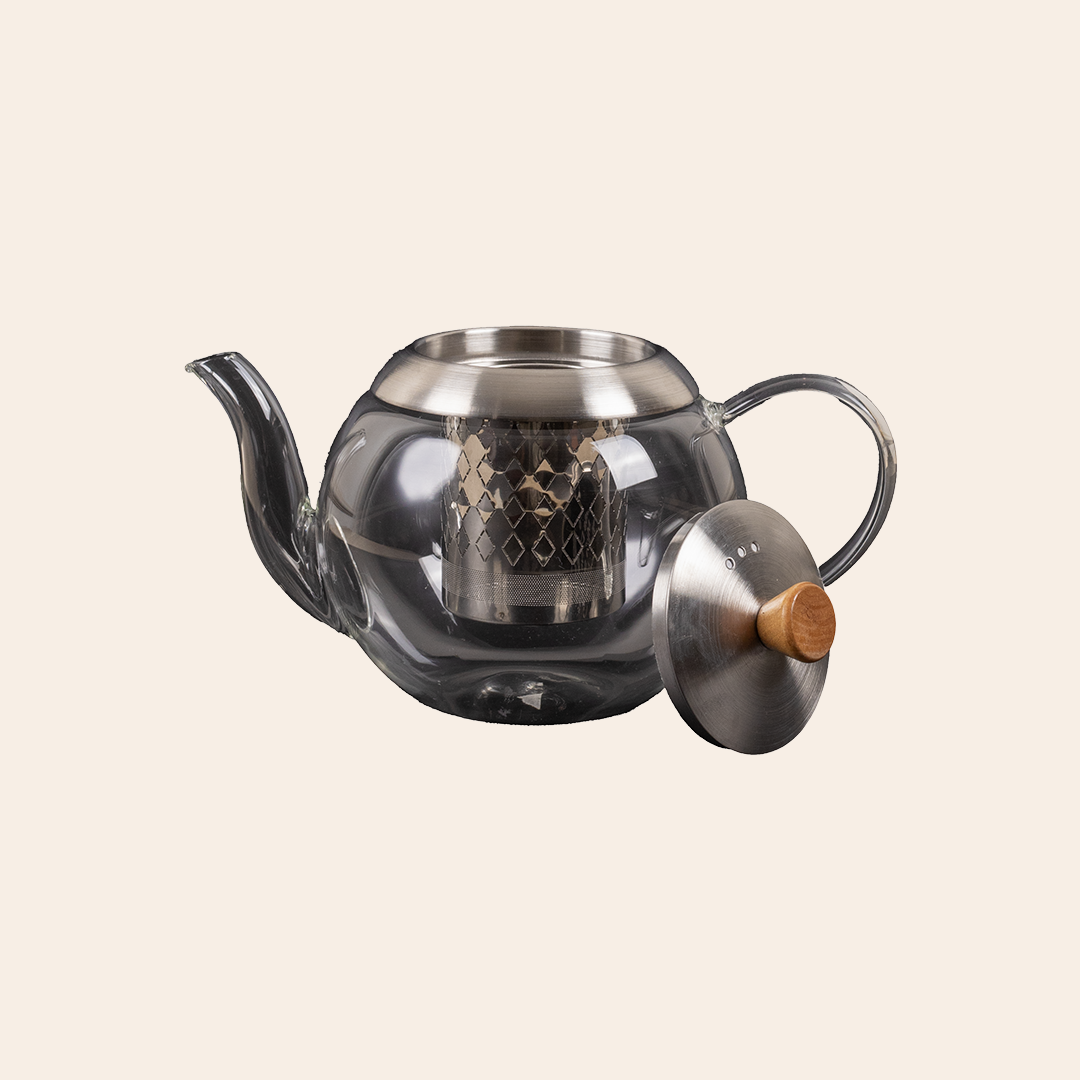 Borosilicate Teapot W/ Strainer