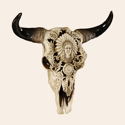 Wall Cattle Head Decor