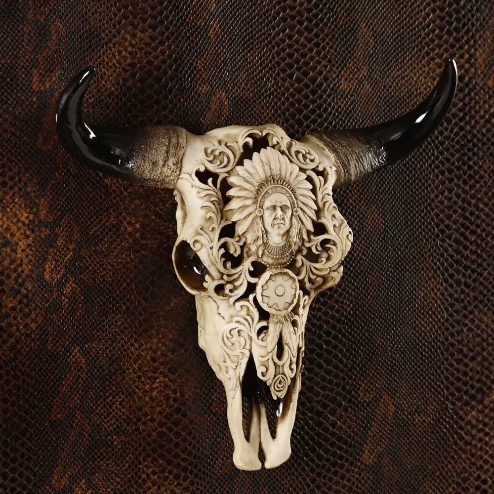 Wall Cattle Head Decor