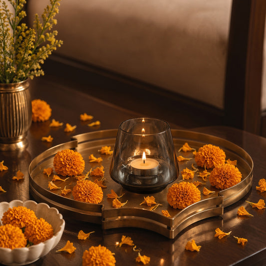 Glass Tea Light Holder