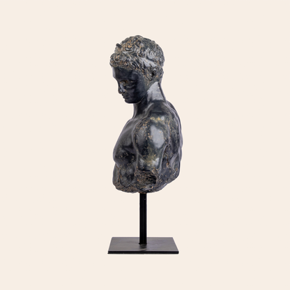 David Bust On Stand-Resin