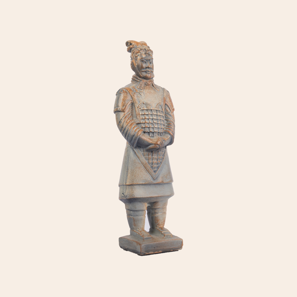 Resin Standing Terra-Cotta Warrior