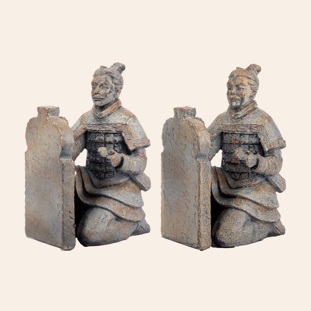 Resin Warrior Book End (Pair Of 2)