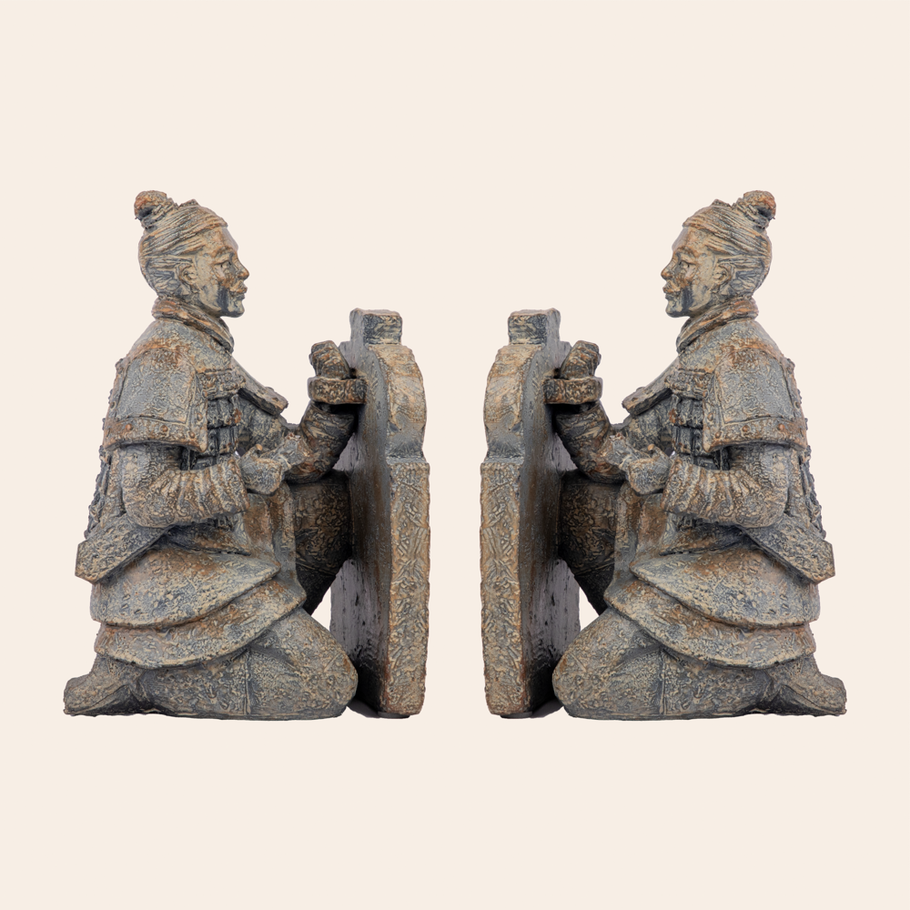 Resin Warrior Book End (Pair Of 2)