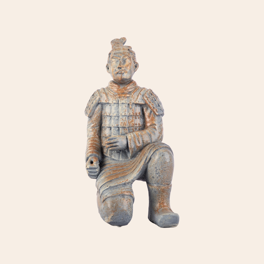 Resin Kneeling Terra-Cotta Warrior