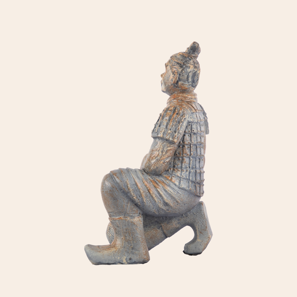 Resin Kneeling Terra-Cotta Warrior