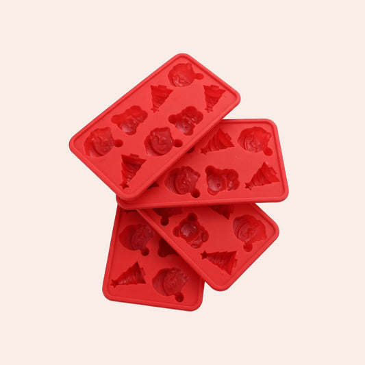 Silicone Ice Tray – Festive Shapes (Set Of 4)